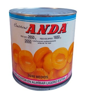 MELOCOTON ALMIBAR ANDA   1KG